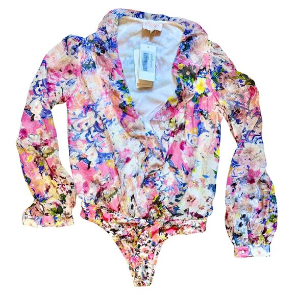 ✨ ROCOCO SAND Lelia Lurex Bodysuit NWT - Size M ✨ - Picture 9 of 9